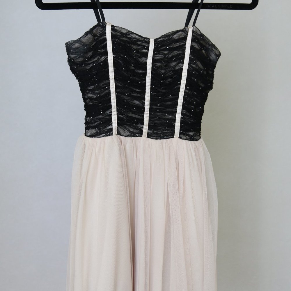 Mystic Black/Blush Ballerina FeelTulle Skirt Dress